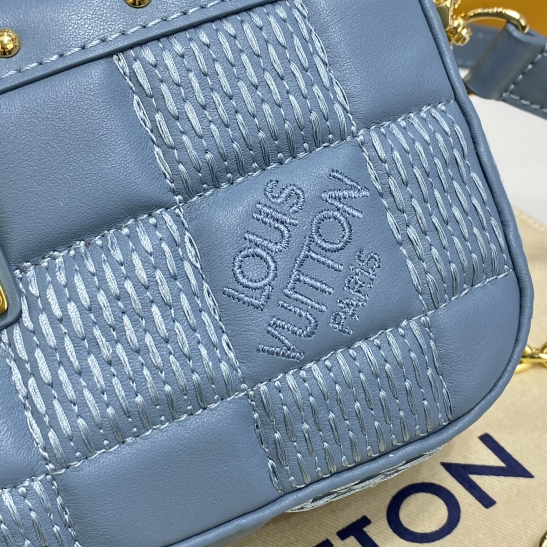 Louis Vuitton TROCA PM Handbag M59115 Glacier Blue